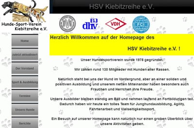 HSV Kiebitzreihe Webseite