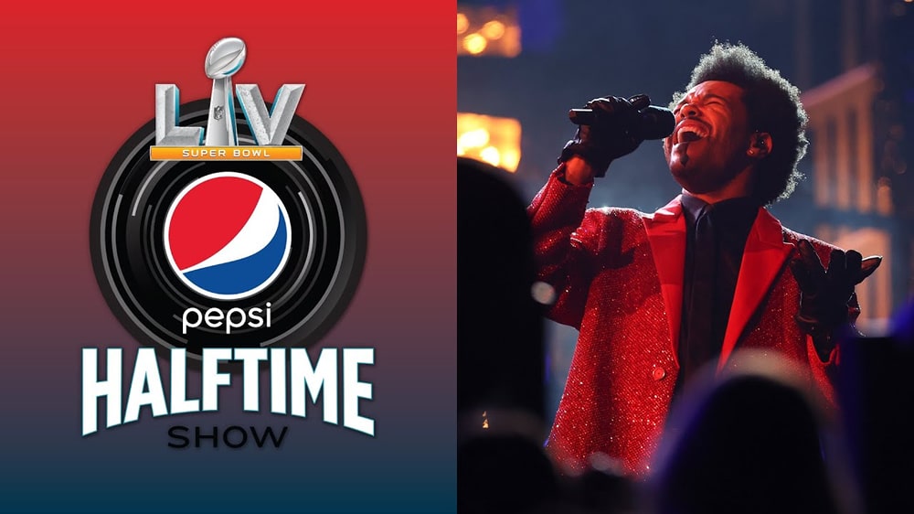 2021: The Weekend - Halbzeitshow beim Super Bowl